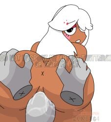 1_eye 1boy 1girls 2025 adult adult_female anon anonymous_male anus anus_peek ass ass_focus big_penis blush bodily_fluids brown_body butt_focus dandy's_world disembodied_hand disembodied_hands disembodied_penis emmet64 eyelashes eyeshadow female_penetrated from_behind from_behind_position ginger_(dandy's_world) gingerbread_cookie gingerbread_man grabbing_ass grabbing_from_behind grey_body grey_penis heart-shaped_pupils human_on_toon ibispaintx interspecies looking_back looking_pleasured male/female male_penetrating male_penetrating_female narrowed_eyes no_ai not_ai_generated open_mouth pov pov_male precum pussy roblox roblox_game self_upload sex sex_from_behind shaded straight_sex thrusting_into_pussy toon vagina vaginal_penetration vaginal_sex white_hair