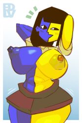 1girls arms_up big_areola big_breasts big_nipples big_thighs breasts busty busty_female edalv edolov ena ena_(orginal) ena_(series) enormous_breasts fanart female giant_breasts gigantic_breasts huge_breasts large_breasts nipples nipples_outside perky_breasts perky_nipples pinup thick_legs thick_thighs thunder_thighs thunderthighs