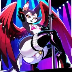 (male, , ,, anatomy, and animal anthro, ass, balls, bedroom, best big bitch bitch, black body, boots, booty bra, bubble butt, cage, chastity collar, contrast crossdressing, cute dancing, detailed ears, eyebrows, eyes, face, feline femboy, fishnets, furry furry, gay, gloves, heel hooker, huge husk, kitty, latex light, lights lines, lipstick, long male male, massive masterpiece, mild motion naughty only, perfect pink pole pose, precum, prostitute, quality, red sclera, sexy shadows, sissy, soft super tail, thick twerking, wings, yellow
