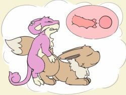 animated bodily_fluids closed_eyes cum cum_in_uterus cum_in_vagina cum_inside doggy_style duo ear_piercing eevee female feral feral_on_feral fluorings from_behind_position generation_1_pokemon genital_fluids genitals male male/female mammal nintendo orgasm penis piercing pokemon pokemon_(species) pussy rattata rodent rodent_ears sex simple_background size_difference small_dom_big_sub tail uterus vaginal_penetration