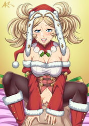 10s 1boy 1girls akazlime alternate_costume blonde_hair blue_eyes breasts christmas christmas_outfit cowgirl_position female female_focus fire_emblem fire_emblem_awakening fire_emblem_heroes happy_sex lissa_(fire_emblem) lissa_(winter)_(fire_emblem) male male_pov medium_breasts nintendo official_alternate_costume open_mouth pov pussy sex shiny shiny_hair shiny_skin solo_focus spread_legs straddling twintails uncensored vaginal_penetration