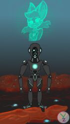 absurd_res bodily_fluids canid canine crying death fox hi_res humanoid machine mammal paradox_interactive robot robot_humanoid stellaris tears yanzihko