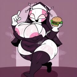 1girls ai_assisted ai_generated big_ass big_breasts bouncing_breasts breasts burger fat fat_ass female fnf fnf_mods friday_night_funkin friday_night_funkin_mod mid-fight_masses obese sarvente sarvente_(dokki.doodlez) sarvente_(friday_night_funkin) thick_thighs thighs walking weight_gain weight_gain_female