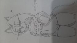 1girls anthro belly_button canine demon demon_girl ear_piercing ears female floating_hearts furry goth goth_girl greyscale hellhound helluva_boss katanis long_hair looking_at_viewer loona_(helluva_boss) lowleg_panties micro_panties shirt short_top sketch suggestive tail traditional_art two_tone_body two_tone_fur wolf wolf_girl