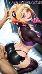 1boy 1girls 2025 ai_generated artist_name ass blonde_hair blunt_bangs breasts bust capella_emerada_lugunica chest cock dick electroworld female fucking gloves hi_res high_quality high_resolution highres intercourse love_making male male_pubic_hair patreon patreon_username penetration penis pink_eyes pubic_hair re:zero_kara_hajimeru_isekai_seikatsu sex sexual_intercourse solo_focus stable_diffusion straight watermark