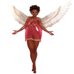 1girls 3d angel angel_wings bare_shoulders barefoot becarra big_breasts brown_hair busty cleavage closed_eyes curvy dark-skinned_female dark_skin dress erect_nipple erect_nipples eyelashes eyeshadow female female_only freckles front_view hairy_pussy hourglass_figure humanoid looking_at_viewer makeup marie_(becarra) nipple_bulge pointy_ears pose posing pubes pubic_hair red_nails see-through sheer shiny shiny_skin short_hair simple_background solo standing tiara voluptuous wide_hips wings