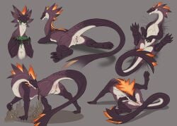 anus autocunnilingus claws digital_media_(artwork) dragon eating eating_food feet female feral flamespitter genitals lying masturbation multiple_poses mythological_creature mythological_scalie mythology nerys on_back on_front oral oral_masturbation orange_eyes pose raised_tail scalie simple_background solo stalagmite tail tailbutt tongue vaginal_masturbation vaginal_penetration vulva wingless_dragon
