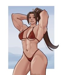 mai shiranui from fatal fury by valda arts