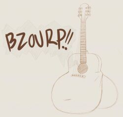 belly big_belly burp burping fat guitar hyper hyper_belly icecreamsprink3 inanimate inanimate_animate inanimate_object inanimate_pred instrument object stomach vore vore_belly what