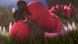 3d_(artwork) anal anal_sex animal_genitalia animal_penis anus armada_(artist) arthropod ass balls big_balls big_butt big_penis black_balls boots bubble_butt clothed clothing day digital_media_(artwork) duo equine_genitalia equine_penis feral feral_penetrated flower footwear forest forest_background garry's_mod generation_5_pokemon genitals glowing glowing_anus glowing_eyes grass hi_res hood horn humanoid insects interspecies legwear long_penis looking_at_another looking_at_partner looking_back male male/male male_on_feral male_penetrating_feral nature nature_background nintendo outside outside_sex partially_clothed penetration penile penile_penetration penis penis_in_ass plant pokemon pokemon_(species) pokephilia puffy_anus red_body red_skin saggy_balls scolipede sex shiloh_(armada) shoes short_stack stockings thick_thighs thigh_highs tree yellow_eyes zoophilia