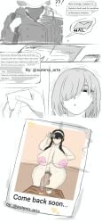 big_breasts breasts cheating color cup female fiona_fox futanari huge_breasts huge_cock intersex letterbox milf milking_cum minicomic netorare penis pubic_hair red_eyes smegma spy_x_family suteno_arts venus_body wide_hips yor_briar yor_forger