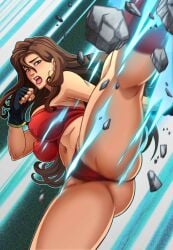 1girls blaze blaze_fielding breasts brown_eyes curvy_body curvy_milf erotic_fight female female_focus female_only huge_breasts large_nipples long_hair milf miniskirt nipples one_breast_out pussy pussy_juice sano-br sega skirt streets_of_rage streets_of_rage_4 thick_thighs upskirt