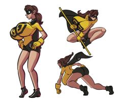 audrey page from the developing adventures of golden girl by lefthand-black