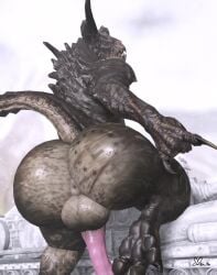 1boy animated ass balls deathclaw fallout fat_ass gay huge_ass image inviting inviting_to_sex lighting looking_at_viewer looking_back male male_focus male_onl male_only presenting presenting_ass presenting_butt solo solo_focus solo_male tagme tattoo tattooed_ass teasing thick_ass video willie_piv