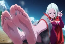 1girls ai_generated arinsu arm_sleeves big_breasts breasts cape clothes clothing collar cute cute_eyes cute_face cute_feet cute_female cute_female_feet cute_female_foot cute_female_soles cute_female_toes cute_soles cute_toes cute_tongue cutest cutest_feet cutest_female cutest_foot delicious_feet delicious_female_feet delicious_female_foot delicious_female_soles delicious_female_toes delicious_soles delicious_toes dr._arinsu dragon_ball dragon_ball_daima dragon_ball_super dragon_ball_z eyeliner feet feet_fetish female female_feet female_foot female_soles female_toes fetish foot_fetish foot_focus fuchsia_arm_sleeves fuchsia_clothes fuchsia_clothing glind grey_skirt happy_female huge_breasts lipstick makeup no_boots no_bra nsfwworks.ia peace_sign pink_body pink_feet pink_skin pink_skinned_female purple_clothes purple_clothing purple_eyes purple_lipstick red_cape red_eyeliner seductive seductive_feet seductive_female seductive_female_feet seductive_female_foot smelly smelly_feet smelly_soles soles sweat sweaty_body sweaty_feet sweaty_female sweaty_female_feet sweaty_female_foot sweaty_foot sweaty_soles sweaty_toes toes tongue tongue_out white_hair white_hair_female