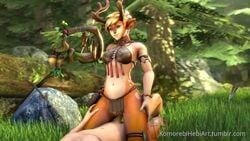 3d animal_humanoid animated anthro antlers battlerite blonde_hair blossom_(battlerite) cervine cowgirl_position erection female hair happy happy_sex horn human human_on_anthro human_on_humanoid human_penetrating human_penetrating_anthro humanoid humanoid_penis interspecies komorebihebiart loop male male_human/female_humanoid mammal no_sound nude on_top pale-skinned_male pale_skin penetration penis pointy_ears pussy satyr sex solo_focus source_filmmaker vaginal_penetration video wide_hips