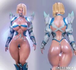animated blonde_female blonde_hair blue_eyes breasts crisisbeat emma_frost emma_frost_(marvel_rivals) female jiggle jiggling_ass jiggling_breasts large_breasts marvel marvel_rivals milf pussy thick_thighs white_queen x-men