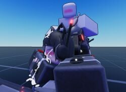 (tdx) 1boy 1boy1girl 1girls applemcx black_hair blush closed_eyes clothes_ripping clothes_sex cum cum_in_ass cum_in_mouth custom_character dummy_(roblox) faceless_female female neko neko_girl neko_sniper penis roblox roblox_game roblox_studio sniper sniper_(tdx) sniper_rifle tower_defense_x