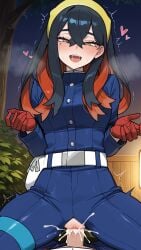 ai_art ai_assisted ai_generated ass belly belly_expansion big_ass big_belly big_breasts big_breasts black_hair breasts carmine carmine_(pokemon) chubby cum curvy female female hot huge_breasts long_hair nipples nude pokemon pokemon_(game) pregnant red_hair sex solo voluptuous voluptuous_female white_skin yellow_eyes