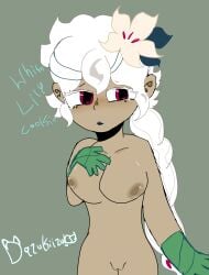 white lily cookie from cookie run by dazukiizu