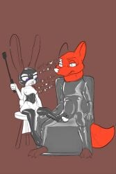 bondage bondage_gear cbt judy_hopps nick_wilde tagme zootopia