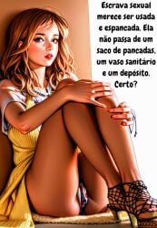1girls 3d ai_art ai_generated beautiful bitch brazilian brazilian_female cock_hungry cum_dump cumdump delicious edited female fuck_meat fuckmeat hot male misogyny naughty original_character penis português portuguese portuguese_description portuguese_dialogue portuguese_subtitles portuguese_text portuguese_translation ready_for_sex ready_to_fuck sex_slave sexy slut solo tagme wanting_creampie wanting_cum wanting_fucked wanting_sex wanting_to_suck whore