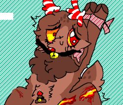 1boy 1male anthro anthro_deer ball_gag bell bells blood cock_ring cut cuts cuts_on_thighs dandy's_world deer gag gagged male male_only micro_penis micropenis open_wound penis reindeer roblox rudie_(dandy's_world) scared scared_expression self_harm selfharm small_penis solo solo_focus tagme tied tied_hands tied_up tiny_penis vanburrito wound wounded