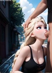 1boy 1girls 2d 3d ai_generated all_the_way_to_the_base ass athletic athletic_female big_ass big_breasts big_eyes blonde_female blonde_hair blowjob blue_eyes braid breasts chest cleavage curvy curvy_figure cute cute_face deepthroat detailed disney elsa_(frozen) eyelashes eyeshadow fellatio female female_only fit fit_female focus frozen_(film) frozen_2 high_quality holding_head large_breasts legs light-skinned_female light_skin lips lipstic looking_at_viewer makeup male mascara nero100 on_knees oral oral_penetration oral_sex outdoor_sex outdoors outside_sex pale-skinned_female pale_skin penis penis_in_mouth perky_breasts posing public public_sex seductive seductive_look skinny skinny_girl stable_diffusion straight tagme tanktop thighs thin_female thin_waist throat_fuck