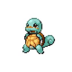 1girls alpha_channel blue_skin blush brown_eyes fangs feet female female_only looking_away looking_up nintendo open_mouth pixel_art pokemon pokemon_rgby pussy scalie shell solo sprite squirtle standing tail teeth tongue transparent_background vagina