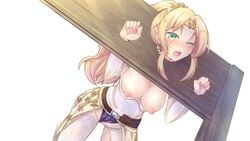 anthro_only breasts crystal_fantasy defeat final_fantasy final_fantasy_iv game game_cg pillory rosa_farrell tagme