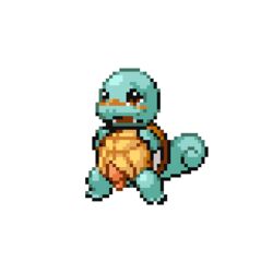 1boy alpha_channel blue_skin blush brown_eyes erection fangs feet looking_away looking_up male male_only nintendo open_mouth penis pixel_art pokemon pokemon_rgby scalie shell solo sprite squirtle standing tail teeth tongue transparent_background