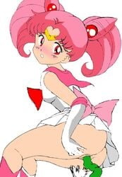 bishoujo_senshi_sailor_moon censored chibi_usa clothing human sailor_chibi_moon sailor_senshi sailor_senshi_uniform skirt small_breasts tagme tentacle tsukiyo_no_ribbon