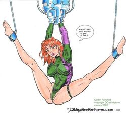 1girls 2002 blaylocke bondage caitlin_fairchild dc dc_comics female female_only gen¹³ solo tagme wildstorm