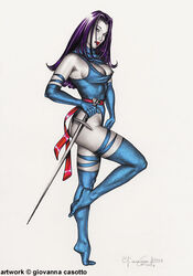 1girls 2003 asian female giovanna_casotto marvel psylocke solo straight_hair tagme x-men