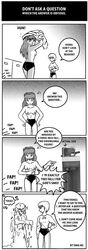 asuka_langley_sohryu clothing comic cum gym_uniform monochrome neon_genesis_evangelion rei_ayanami sexy_losers small_breasts tagme