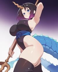 elma (dragon maid) from miss kobayashi's dragon maid by flipherrrr