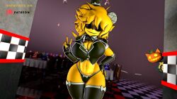 3d_(artwork) alternate_version_at_source bear black_clothing black_panties black_underwear breasts clothing digital_media_(artwork) duo eyeless felid feline female for_a_head gesture hand_gesture hat headgear headwear hi_res legwear machine mammal maoarahc necktie object_head panties patreon patreon_artist patreon_exclusive patreon_logo pumpkin_head restaurant robot smile smiling_at_viewer source_filmmaker_(artwork) spice_(fortnite) spying stockings text type_0_(cryptiacurves) underwear url v_sign wide_hips