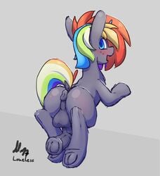 2017 anus ass balls blush digital_media_(artwork) earth_pony equine friendship_is_magic horse krylone loneless-art male mammal my_little_pony nude penis pony simple_background solo