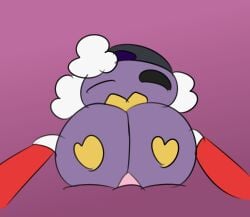 2d_animation animated anthro breast_play breasts clothing domestic_cat drifloon duo essentiad felid feline felis female first_person_view generation_4_pokemon hair heart_nipples holding_breast hoodie male male/female mammal manu_(essentiad) nintendo nipples no_shading outercourse outline pokemon pokemon_(species) purple_background purple_body red_clothing red_hoodie red_topwear sex simple_background tagme titjob toony topwear white_body white_hair yellow_nipples