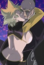 1boy 1girls adult_and_teenager age_difference ass ass_cleavage bald bald_male battle beard before_sex bible_black bible_black_new_testament blonde_hair bodysuit breasts butt_crack crop_top crowley's_guards dominant dominant_female domination drooling dubious_consent embrace enemies eyewear facial_hair female femdom fight high_resolution horny horny_female implied_sex kissing lipstick losing_consciousness losing_fight losing_resistence male male/female malesub messy_hair midriff navel no_panties older_male_and_younger_female revealing_clothes saliva saliva_trail screencap seducing seduction seduction_techniques shin_bible_black sideboob skimpy skimpy_clothes sloppy standing submissive submissive_male suit_and_tie sunglasses surrendering sweat veins y_shaped_butt_crack yuge_toru