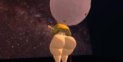 3d alizora animated anthro anthropomorphic anus ass booty booty_shake eldegoss female no_pants pokemon pokemon_(species) second_life shaking_ass shaking_booty shaking_butt stick tagme twerk twerking video wooden_stick