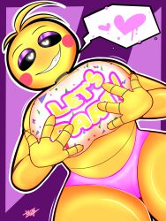 toy chica (fnaf) from five nights at freddy's