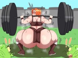 1girls 2025 2d 2d_(artwork) 2d_artwork ass ass_focus ass_up back_view big_ass big_butt big_thighs blue_eyes bubble_butt butt butt_crack clash_(series) clash_of_clans clash_royale cookie_dough_butt day daytime doughy_ass exercise exercising fat_ass fat_butt female gigantic_ass gigantic_butt glistening_ass glistening_butt grass grass_field huge_ass huge_butt huge_thighs human large_ass large_butt mobile_game murox78 orange_hair orange_hair_female plump plump_ass plump_butt shaking shiny_ass shiny_butt shiny_skin short_hair skimpy skimpy_clothes skimpy_outfit squatting steam steaming_body supercell sweat sweating sweating_female teeth teeth_clenched teeth_showing thick_ass thick_butt thick_thighs thighs valkyrie_(clash_of_clans) valkyrie_(clash_royale) white_skin white_skinned_female wide_hips working_out