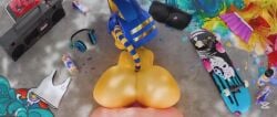 10_seconds 1boy 1girls 3d 3d_animation adriandustred animal_crossing animal_ears animal_humanoid animal_tail animated ankha ankha_(zy0n7) anthro anthro_female anthro_on_human anthro_penetrated big_ass big_butt capcut_watermark female interspecies light-skinned_male light_skin looking_at_viewer pov public sex sex_from_behind shorter_than_10_seconds skate_park skateboard sound straight tagme video yellow_body yellow_fur yellow_skin yellow_tail
