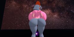 3d alizora animated anthro anthropomorphic anus ass big_breasts booty booty_shake breasts female kirlia pokemon pokemon_(species) second_life shaking_ass shaking_booty shaking_butt shiny_pokemon tagme twerk twerking video