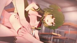 1girls 2boys 3d anal anal_sex animal_tail animated ass big_penis black_nail_polish breasts breasts_out crocodile_girl crocodile_tail double_penetration female female_penetrated fingerless_gloves girthy_penis green-haired_female green_eyes green_hair hair_ribbon hand_on_ass hand_on_butt hand_on_leg hand_on_own_ass hand_on_own_butt humanoid humanoid_female humanoid_penetrated koikatsu light-skinned_female light-skinned_male light_skin looking_at_viewer male male_penetrating male_penetrating_female mmf_threesome multicolored_hair nail_polish nipples nitya_nil penis penis_in_ass penis_in_pussy phase_connect phase_saga pubic_hair pussy red_ribbon sex sharp_teeth shirt shirt_up short_eyebrows short_hair shorter_than_30_seconds skirt skirt_up small_breasts tagme thick_penis thigh_strap threesome thrusting thrusting_into_ass thrusting_into_pussy two-tone_hair uncensored vaginal_penetration vaginal_sex video virtual_youtuber vtuber wataamage