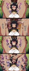 1girls 2018 2boys ahe_gao animal_humanoid balls big_breasts big_penis black_hair blush breasts cat_humanoid clenched_teeth clothed clothing comic drooling ear_penetration ear_piercing english_text erection faceless_male feline female group group_sex hair hi_res huge_breasts huge_cock huge_penis human humanoid interspecies jlullaby kali_belladonna large_insertion light-skinned_male light_skin male mammal mature_female mindfuck moaning mother multiple_penetration nude open_mouth orgasm parent penetration penis piercing rolling_eyes rwby saliva screaming sex short_hair smile sweat tears teeth testicles text threesome tongue tongue_out yellow_eyes