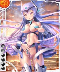 1boy breasts female taimanin_asagi_battle_arena taimanin_asagi_battle_arena_all_card_gallery