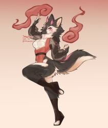 female fox fox_girl furry furry_female ming_yue rkitsune