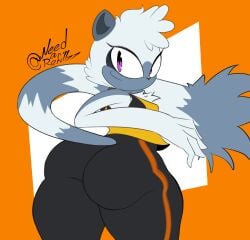 1girls anthro ass big_ass bottom_heavy breasts bubble_butt clothing fat_ass female female_only furry furry_only gluteal_fold huge_ass idw_publishing large_ass lemur looking_at_viewer looking_back massive_ass needarefill77 png solo sonic_(series) sonic_the_hedgehog_(idw) sonic_the_hedgehog_(series) tail tangle_the_lemur thick_ass thick_thighs thunder_thighs wide_hips
